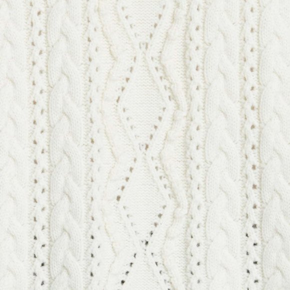 Robert Rodriguez M Cashmere Cable Cardigan Cream - Picture 2 of 15